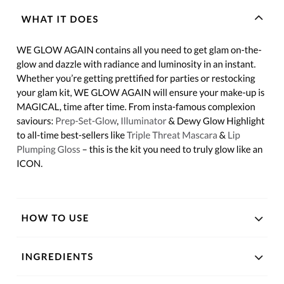 ICONIC LONDON Lasting Impression We Glow Again Full Size Kit & Makeup Bag - Picture 8 of 11